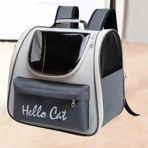 Bolsa de Viagem para Animais de Estimação – Visão Panorâmica, Ventilação de Ar, Bolsos – Neverdie Store
