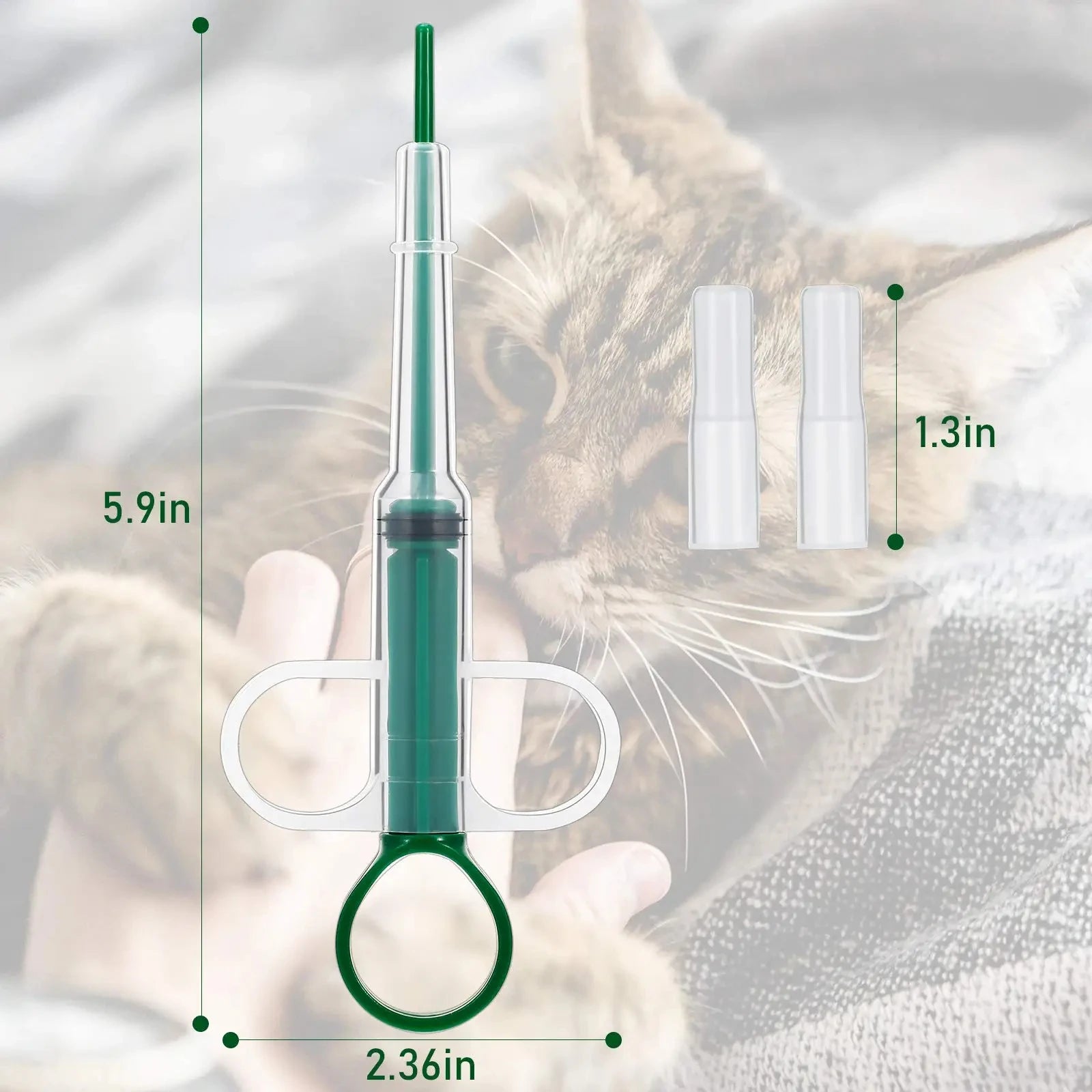 Dispensador de medicação para animais de estimação, bastão de alimentação para gatos e cães, comprimidos para comer, artefatos de medicação.