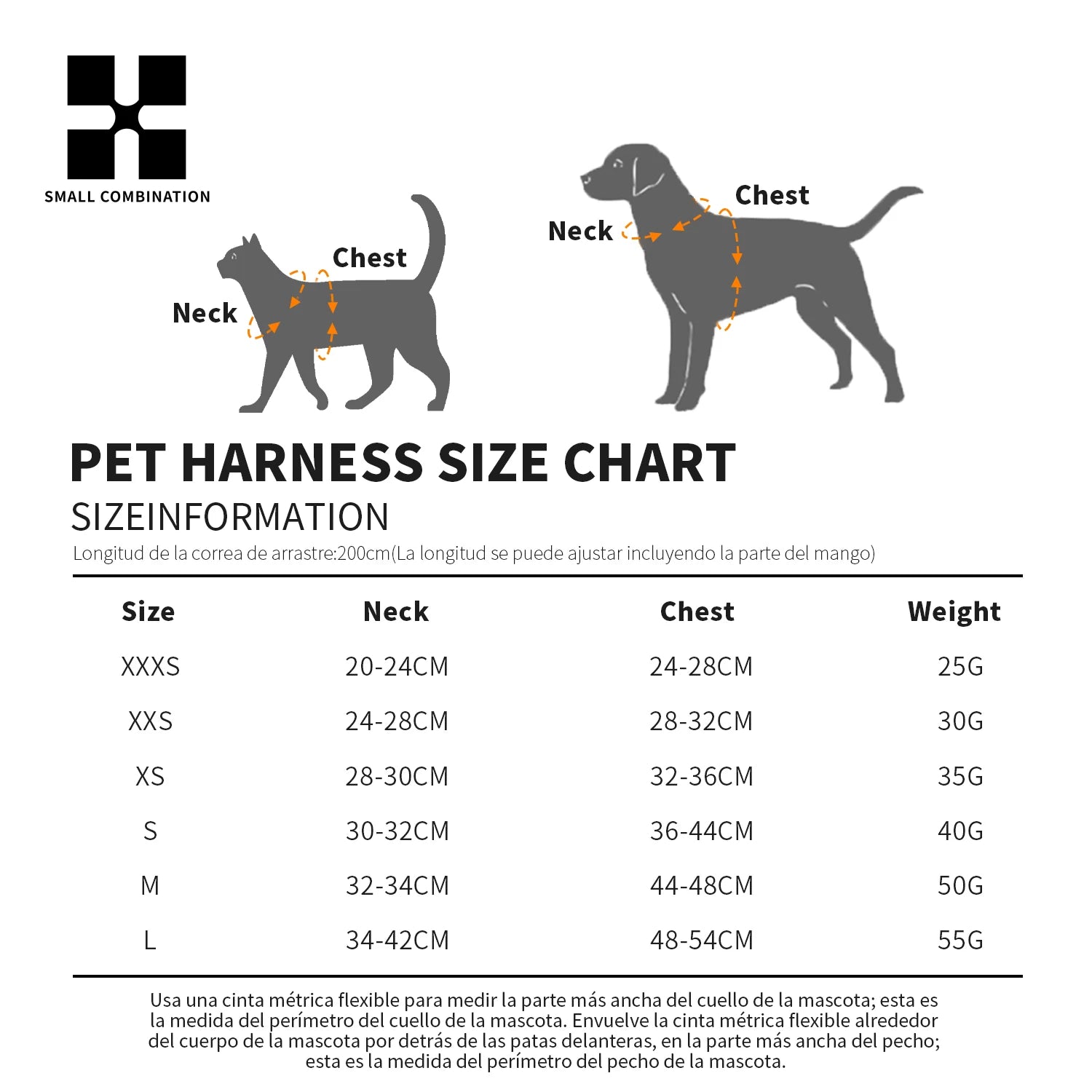 Conjunto de Peitoral e Guia para Cães Pequenos e Médios – Arnês Ajustável e Refletivo para Filhotes e Gatos, Colete para Animais de Estimação, ideal para Chihuahuas, Dachshunds e Passeios ao Ar Livre